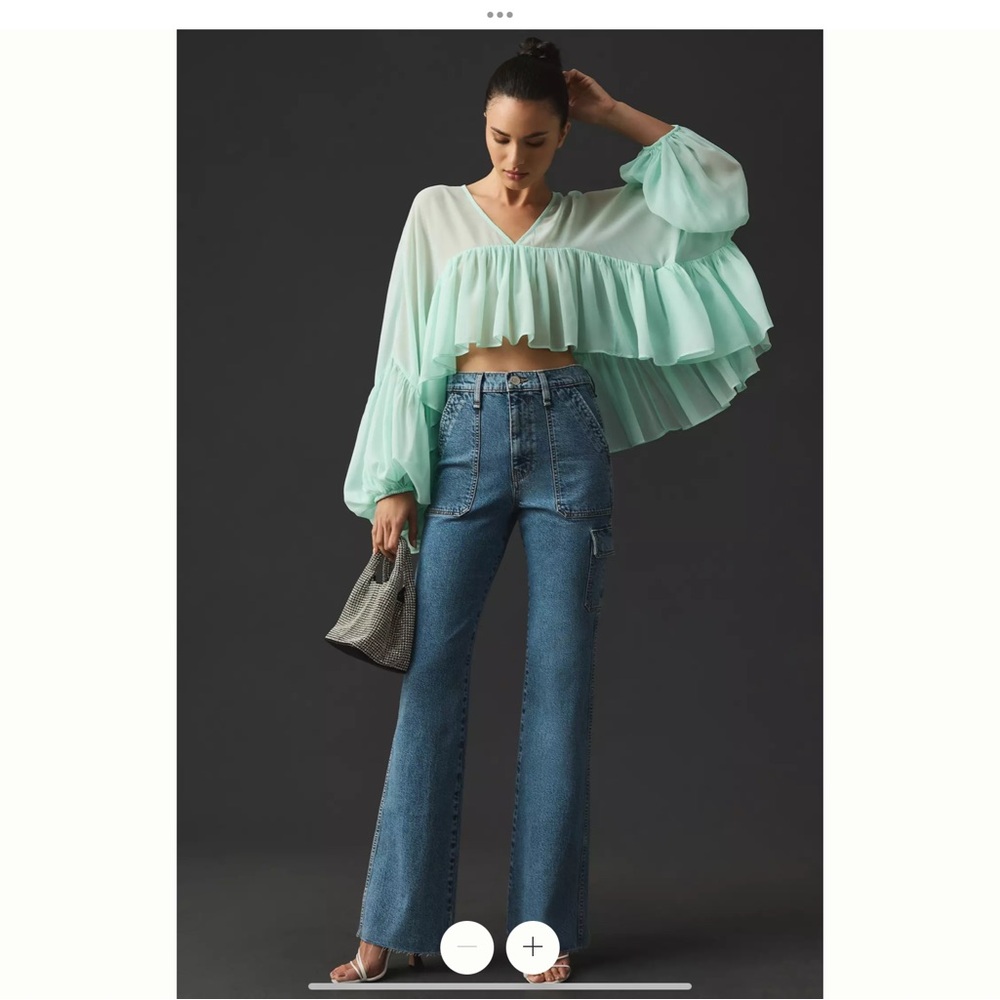 Hudson Jeans Dark Blue Flare Denim